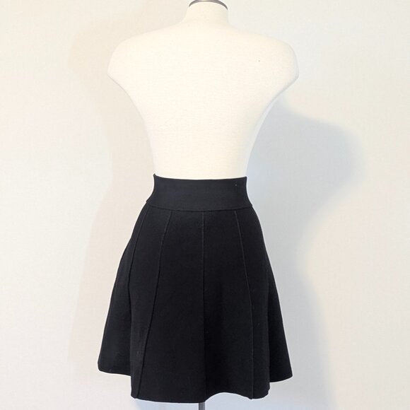 Club Monaco Wool Pleated Mini Skirt - Picture 3 of 4